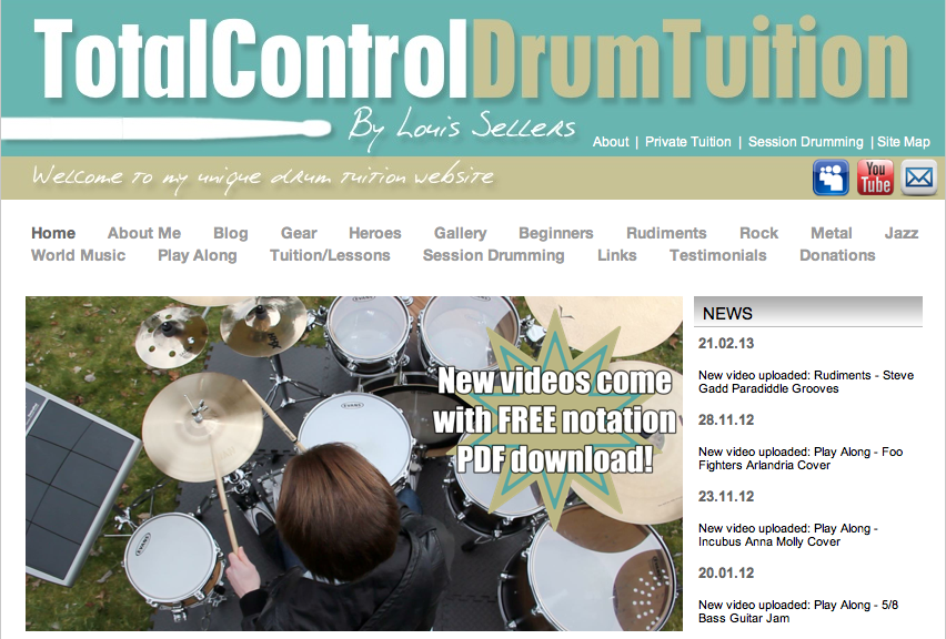 Total Control Drum Tuition
